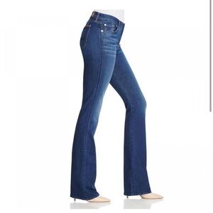 7 for all mankind high waist bootcut dark denim 31
